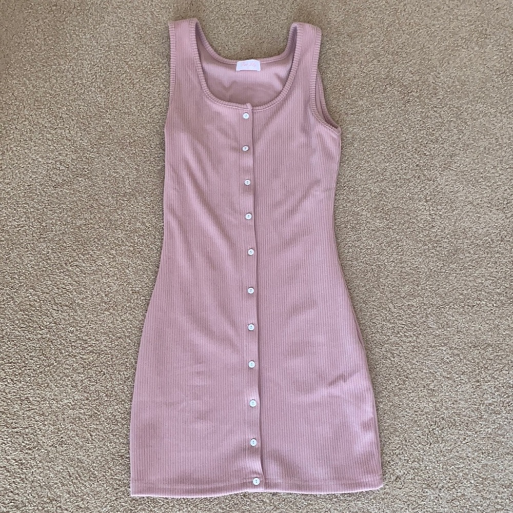 Pink Lily sleeveless dress S